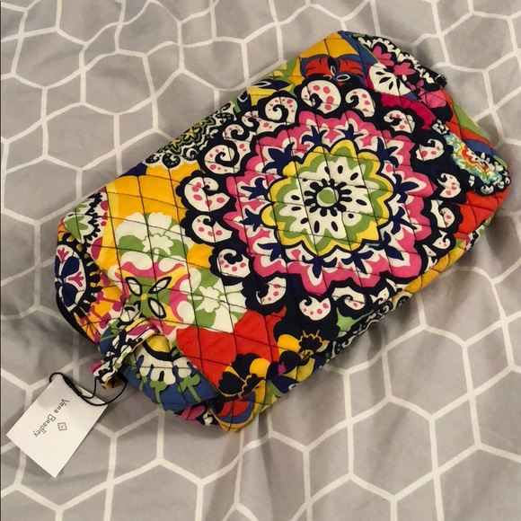 NWT large vera bradley cosmetic case - Picture 8 of 8